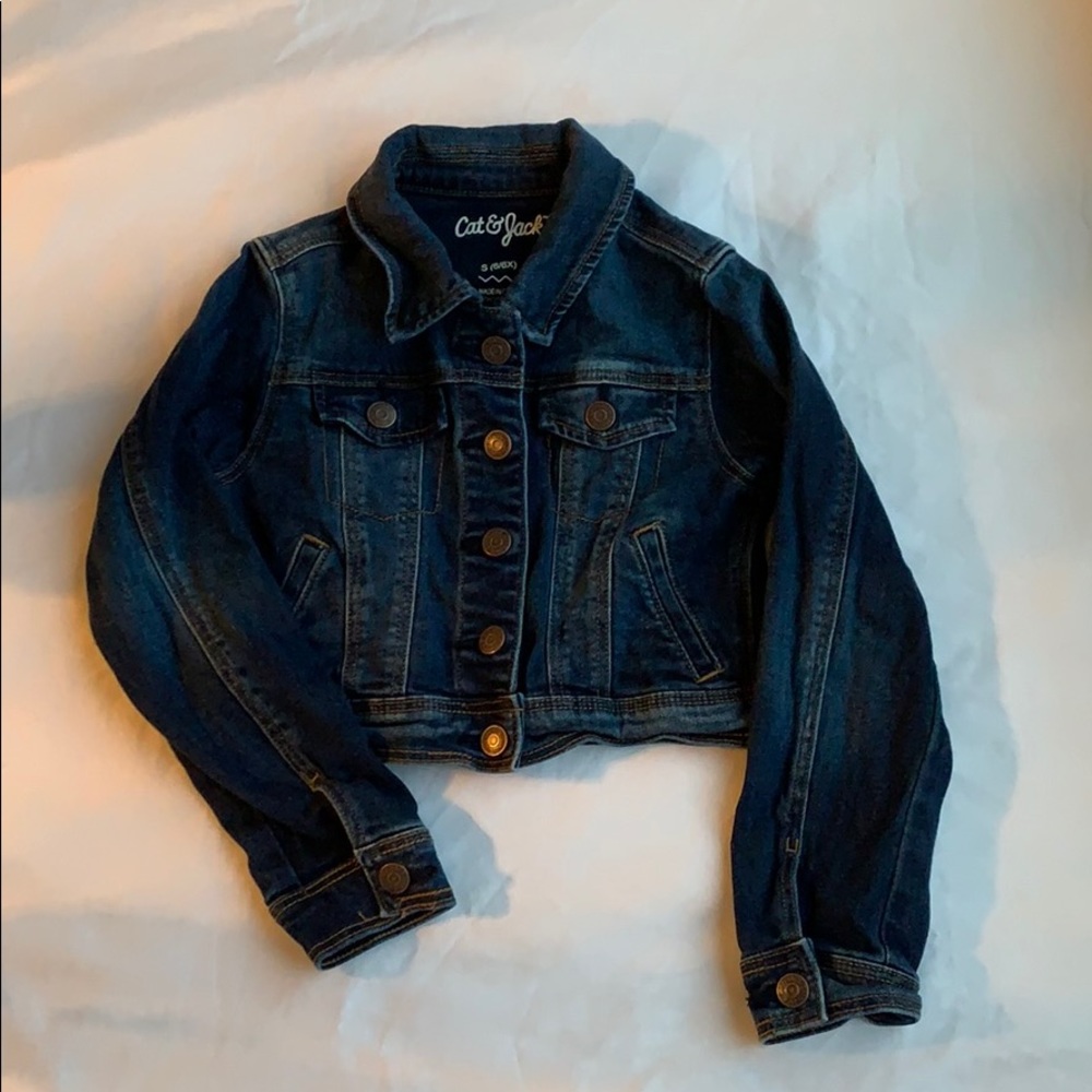 Cat and jack girls denim jacket